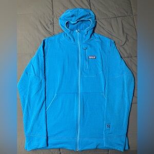 Patagonia Men's R1 Blue Performance Jacket